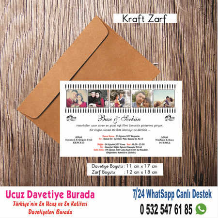 500 ADET DAVETİYE 150 TL (zarfsız)-811- BİLGİ-NUMUNE-SİPARİŞ İÇİN WHATSAAP  : 0532 547 61 85