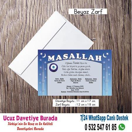 Ucuz Sünnet Davetiyesi -a102- BİLGİ - SİPARİŞ İÇİN WHATSAPP : 0 532 547 61 85