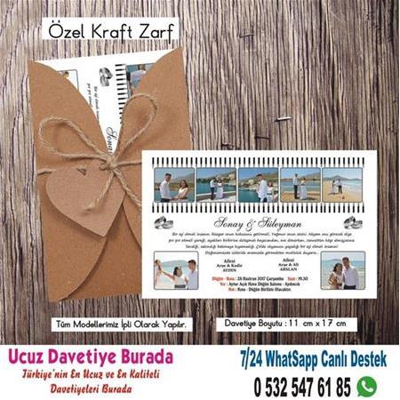 Resimli Ucuz Davetiyeler - 5822- BİLGİ ve FİYAT İÇİN WHATSAPP : 0 532 547 61 85