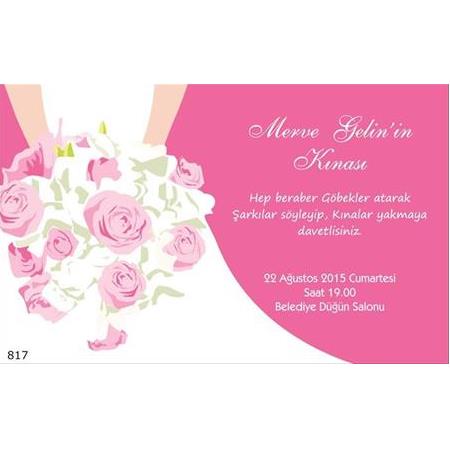 UCUZ KINA DAVETİYESİ -  NO : 817- BİLGİ ve FİYAT İÇİN WHATSAPP : 0 532 547 61 85