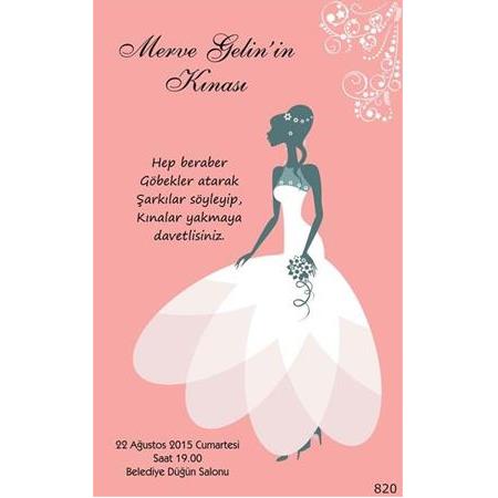 UCUZ KINA DAVETİYESİ -  NO : 820- BİLGİ ve FİYAT İÇİN WHATSAPP : 0 532 547 61 85