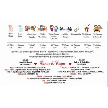 HAYAT ÇİZGİSİ DÜĞÜN DAVETİYESİ - BİLGİ ve FİYAT İÇİN WHATSAPP : 0 532 547 61 85