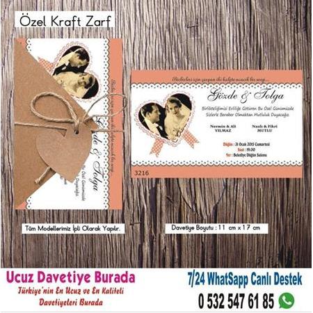 Resimli Ucuz Davetiyeler - 835- BİLGİ ve FİYAT İÇİN WHATSAPP : 0 532 547 61 85